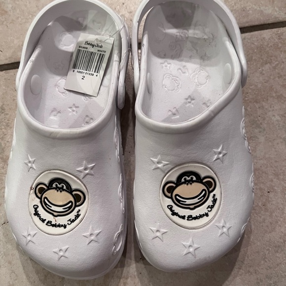 BOBBY jack slingback clog white size 2 - Picture 1 of 3